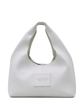 Marc Jacobs The Sack Leather Hobo Bag Silver