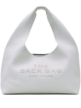 Marc Jacobs The Sack Leather Hobo Bag Silver