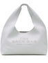 Marc Jacobs The Sack Leather Hobo Bag Silver