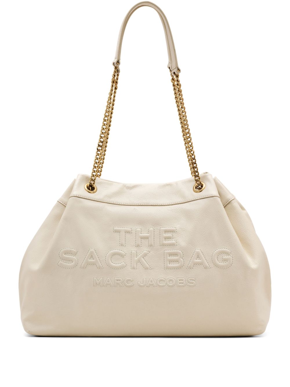 Marc Jacobs The Chain Sack Shoulder Bag Beige