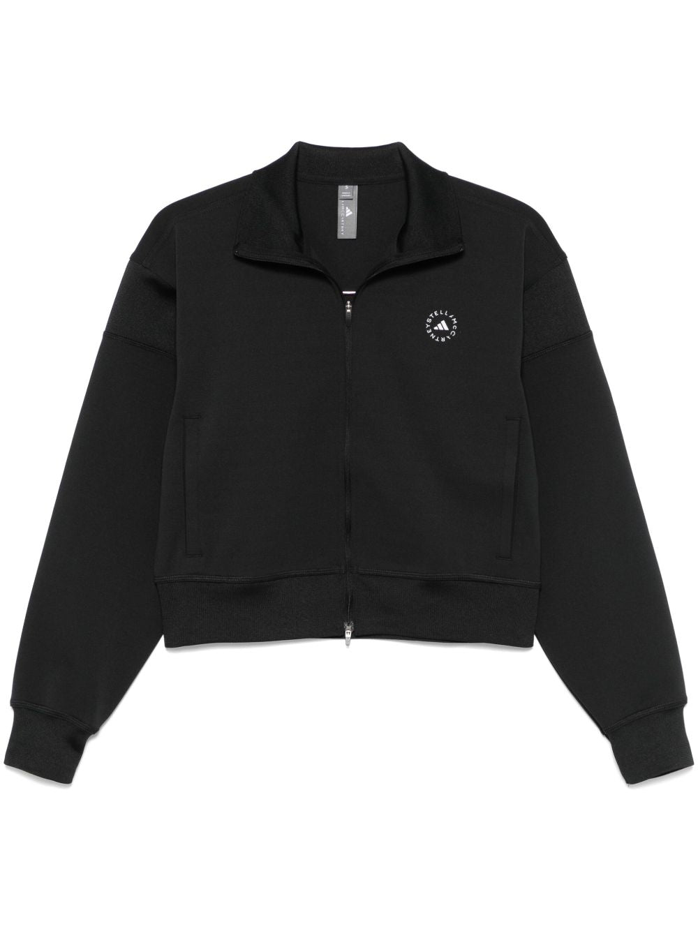 Adidas By Stella McCartney Logo Knitted Track Jacket Black