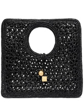 JACQUEMUS The Small Square Spiaggia Handbag Black