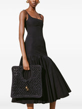 JACQUEMUS The Small Square Spiaggia Handbag Black