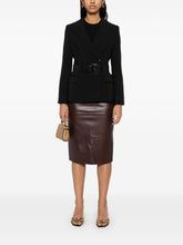 Elisabetta Franchi Double-Breasted Tailored Blazer Black