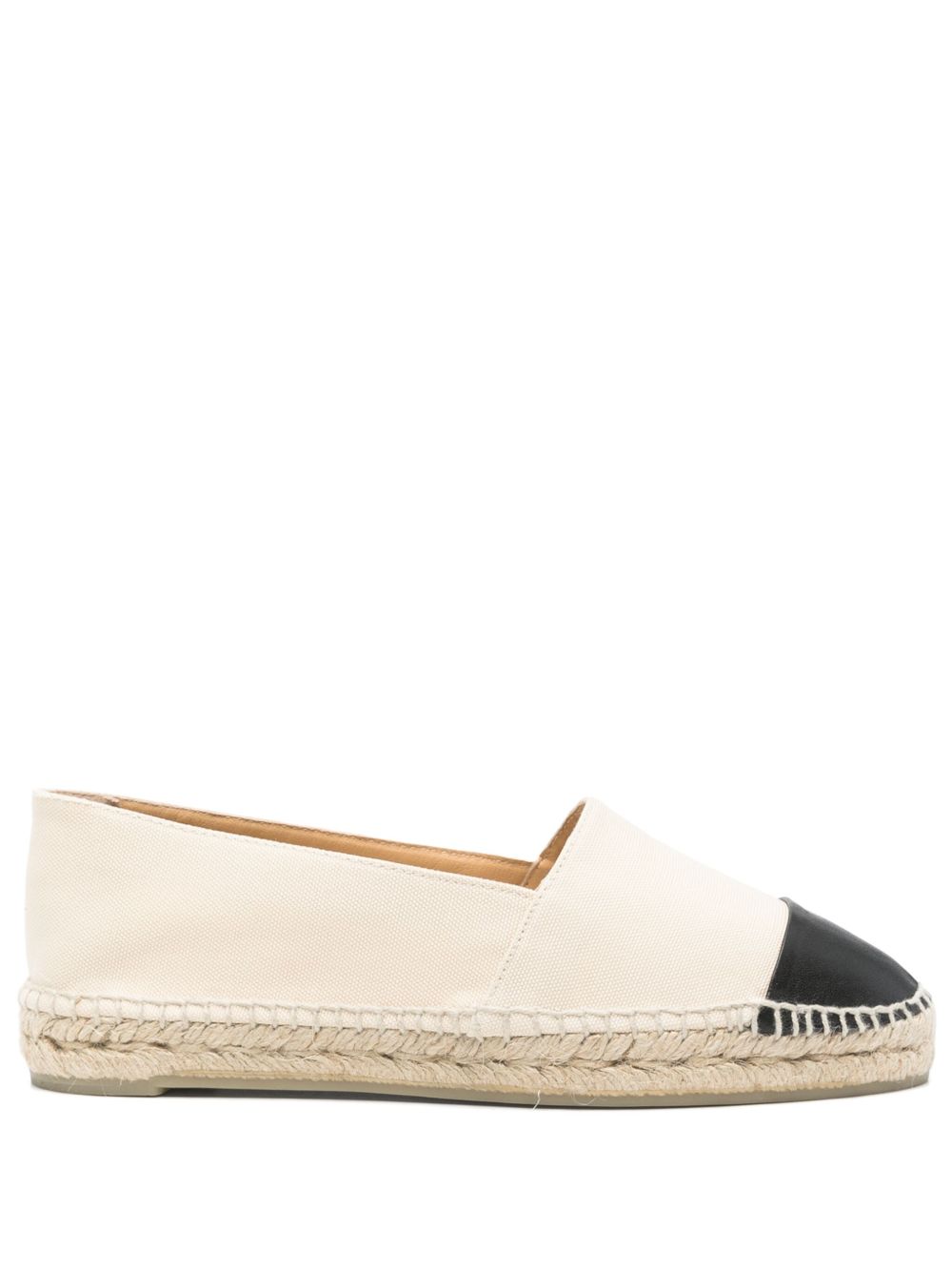 Castaner Katty Canvas Espadrilles Flats Light Beige