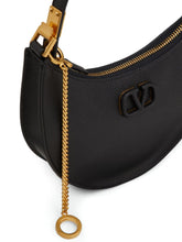 Valentino Garavani VLogo Signature Mini Hobo Clutch Bag Black