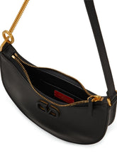 Valentino Garavani VLogo Signature Mini Hobo Clutch Bag Black