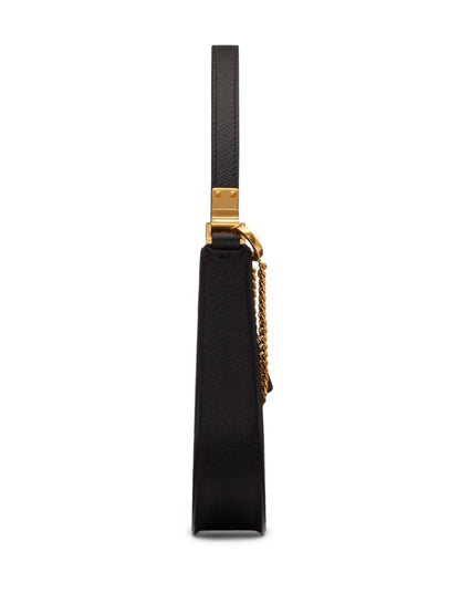 Valentino Garavani VLogo Signature Mini Hobo Clutch Bag Black