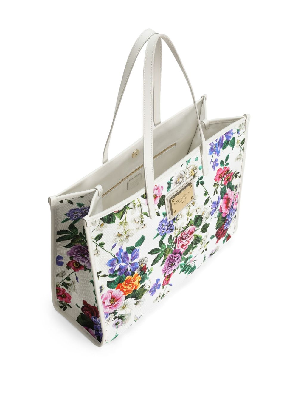 Dolce &amp; Gabbana Floral Print Large Shopper Bag