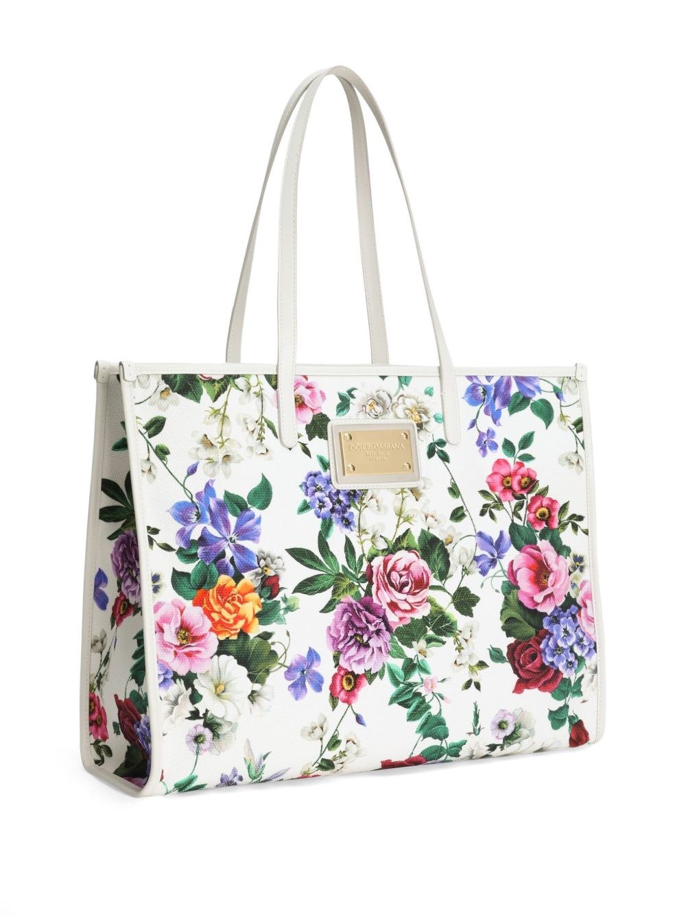 Dolce &amp; Gabbana Floral Print Large Shopper Bag