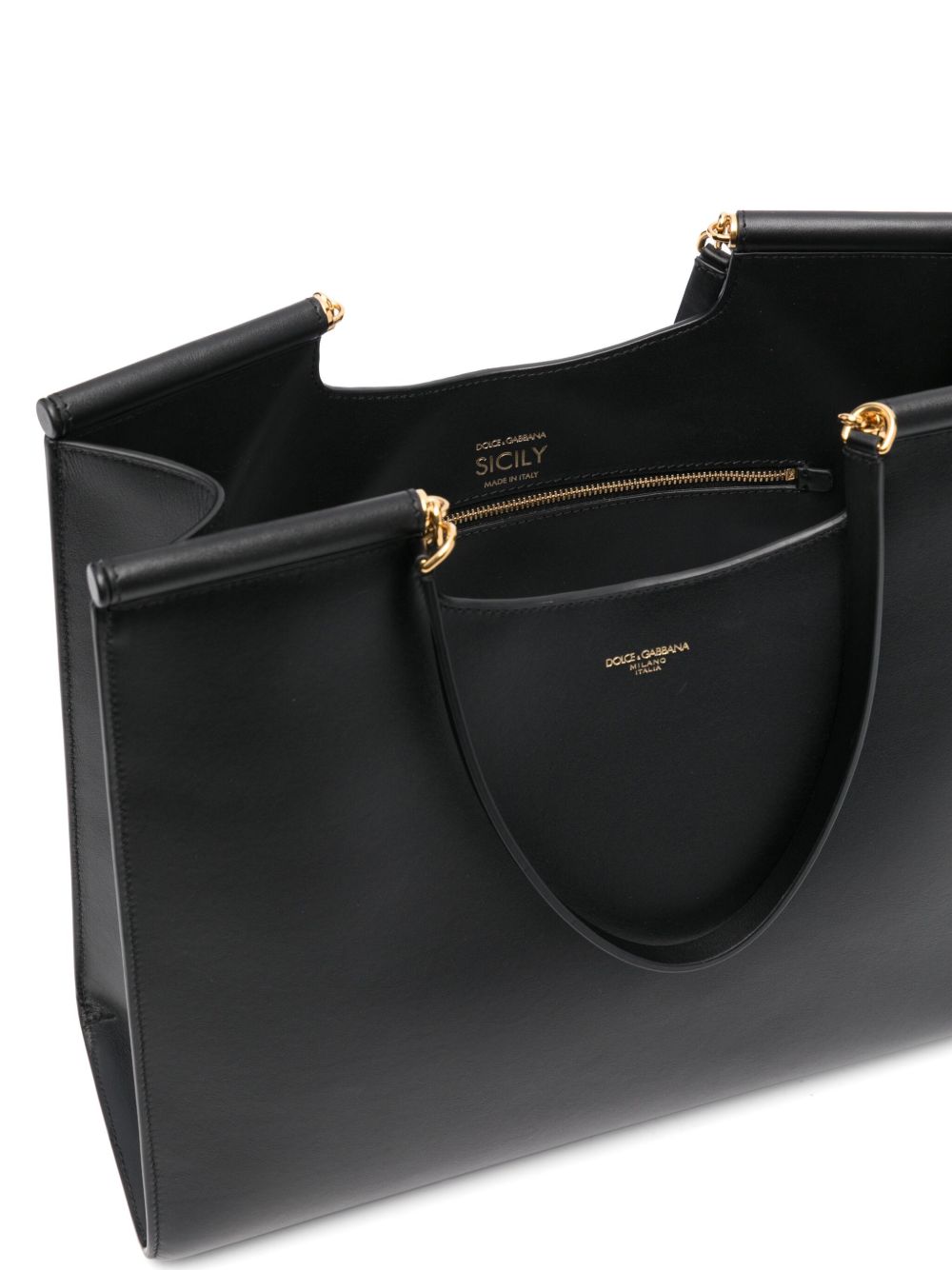 Dolce &amp; Gabbana Large Sicily shopper Bag Black