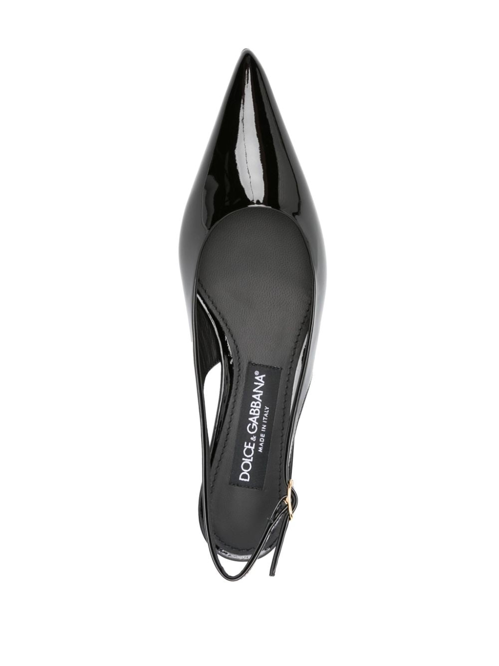 Dolce &amp; Gabbana Lollo Calfskin Slingback Black