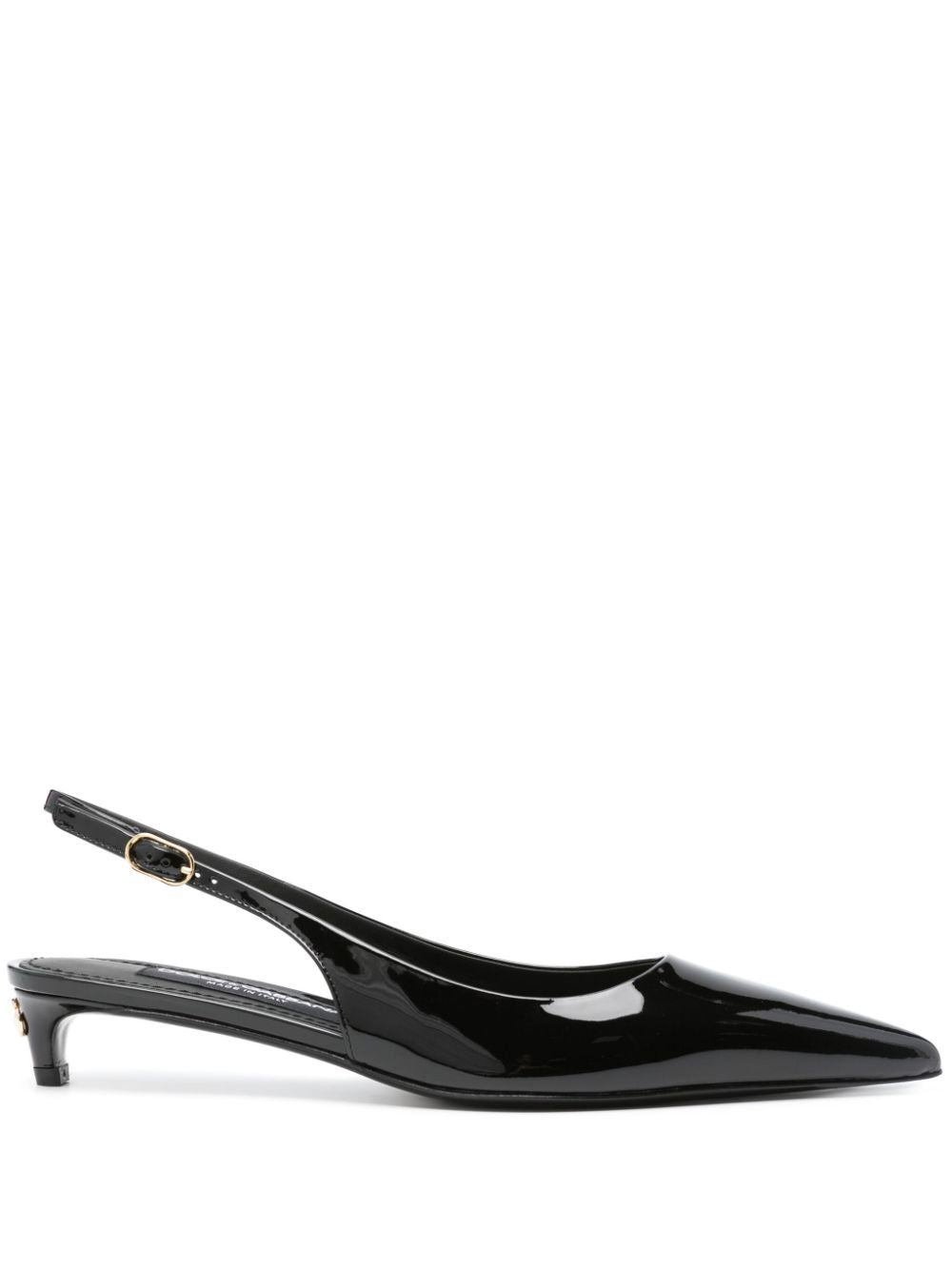 Dolce &amp; Gabbana Lollo Calfskin Slingback Black