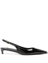 Dolce & Gabbana Lollo Calfskin Slingback Black