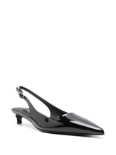 Dolce & Gabbana Lollo Calfskin Slingback Black