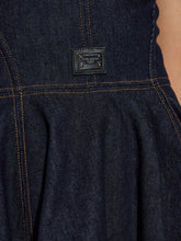 Dolce & Gabbana Denim Bustier Short Dress