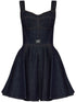 Dolce & Gabbana Denim Bustier Short Dress