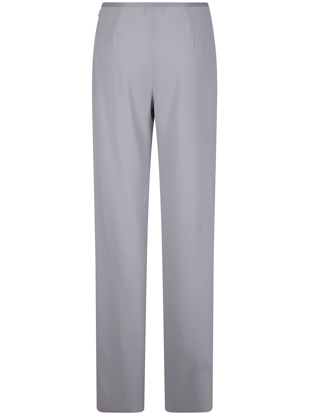 Emporio Armani Cady-Texture Palazzo Trouser Grey