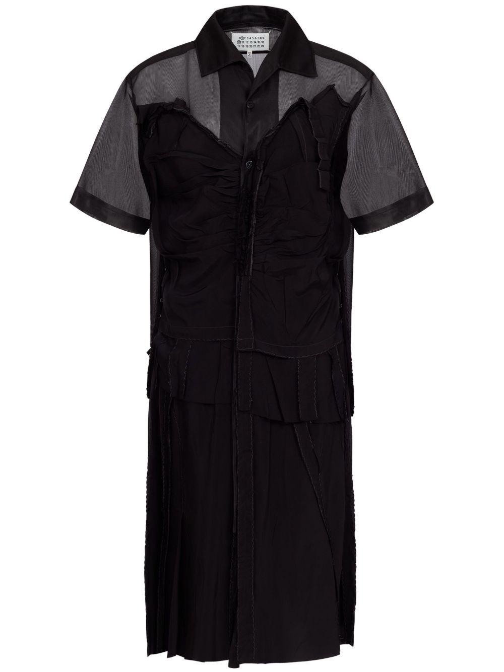 Maison Margiela Layered Midi Dresses Black