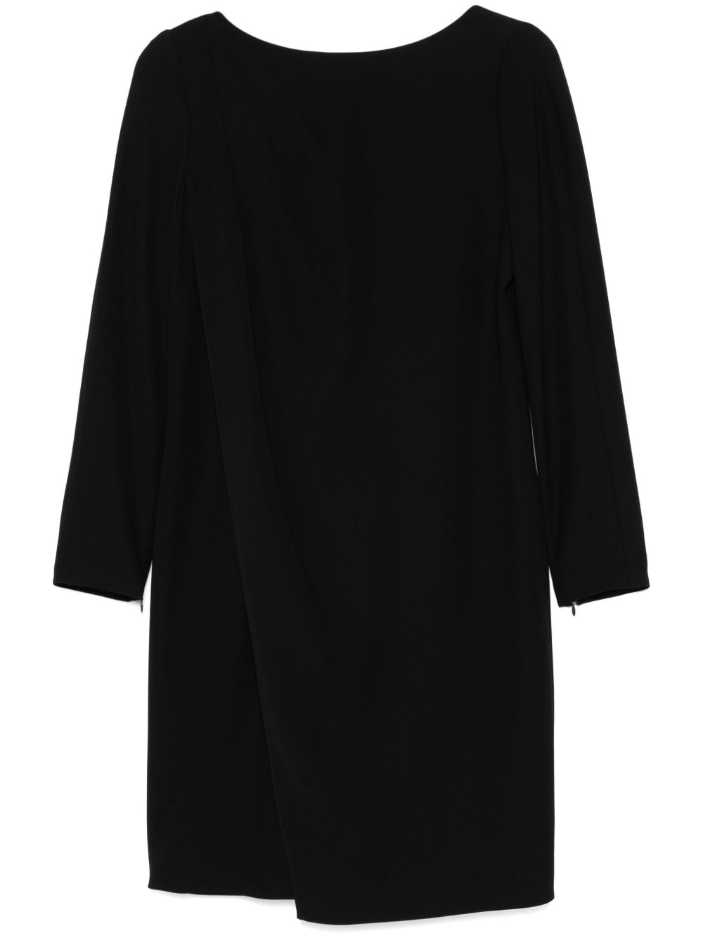 Emporio Armani Technical Cady Dress Black