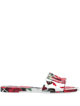 Dolce & Gabbana Rubber Beachwear Sliders Floral