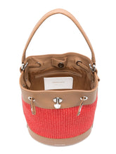 Zanellato Monda Vimini Small Bucket bag Red