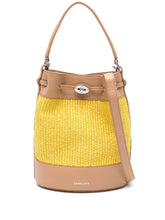 Zanellato Monda Vimini Small Bucket Bag Yellow