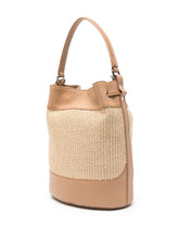 Zanellato Monda Vimini Small Bucket Bag Light Beige