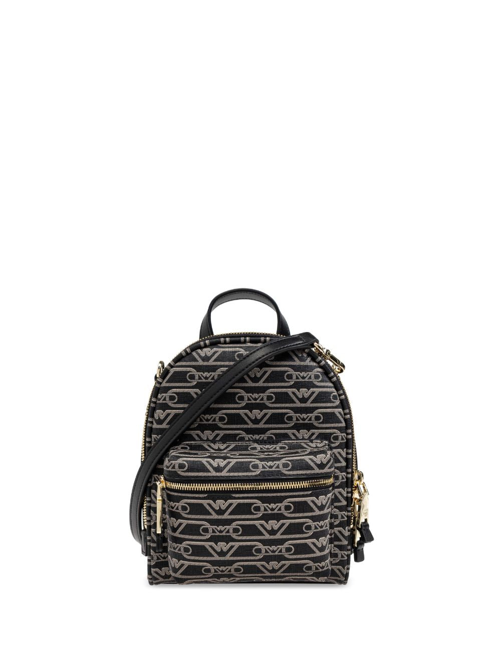 Emporio Armani Jacquard Backpack in Black