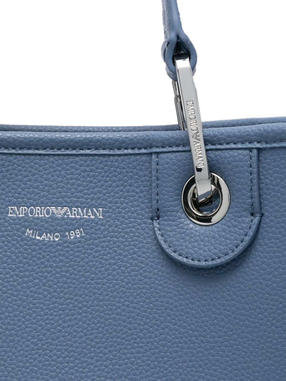 Emporio Armani Myea Small Tote Bag in Blue