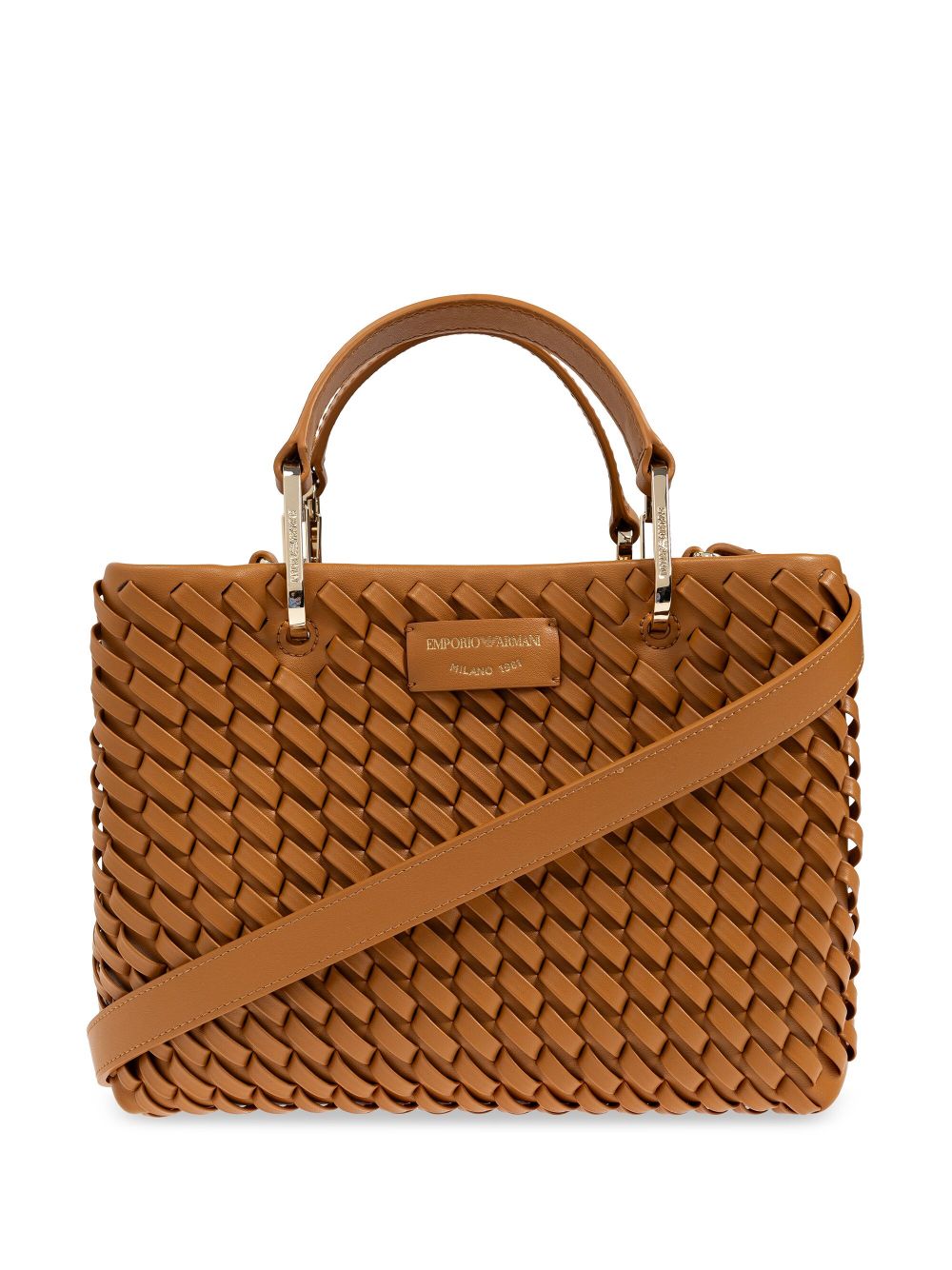 Emporio Armani MyEA small interwoven handbag