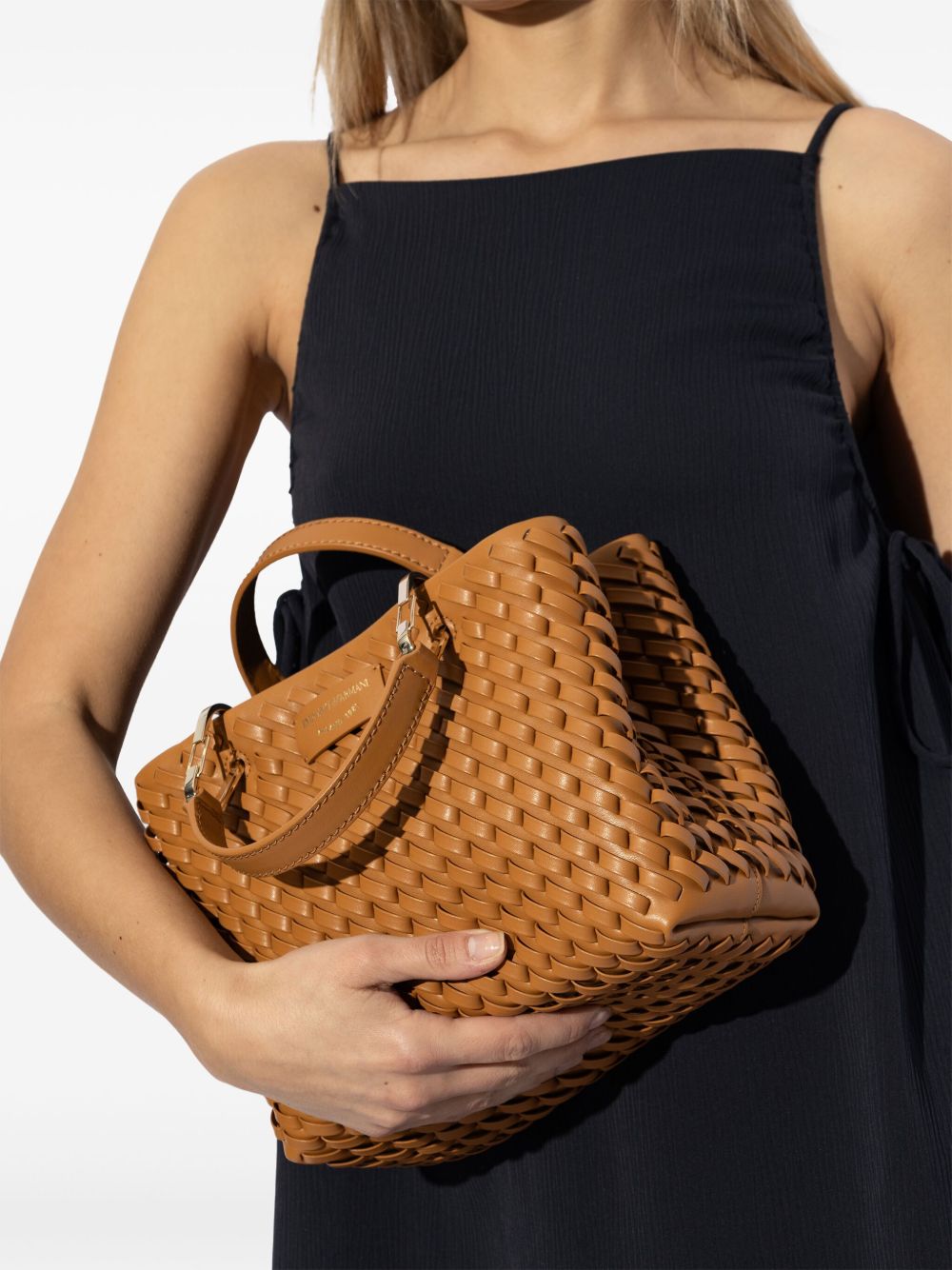 Emporio Armani MyEA small interwoven Handbag