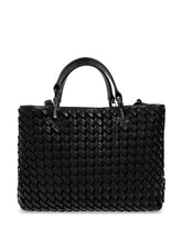 Emporio Armani MyEA Small Interwoven Handbag Black