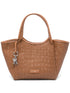 Emporio Armani Braided Tote Bag with logo jewel