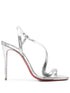 Christian Louboutin Rosalie 100 mm Sandals Silver