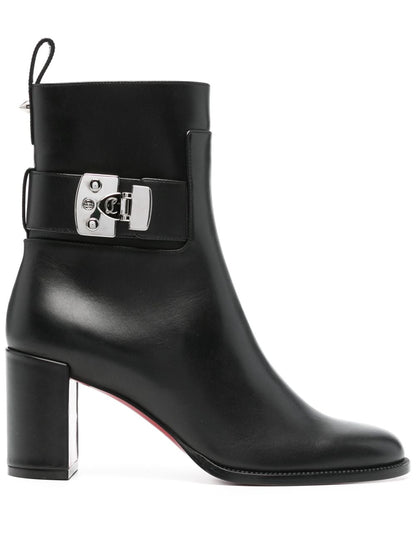 Christian Louboutin Booty Lock 70mm Boots Black