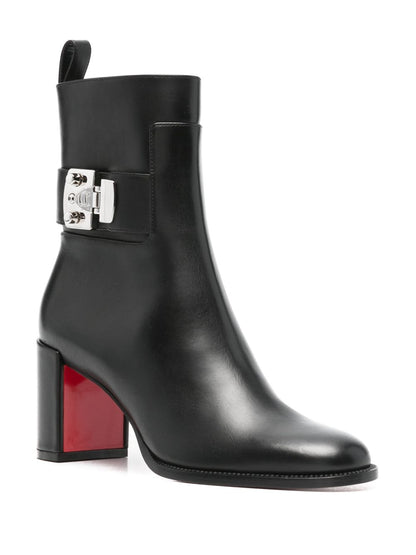 Christian Louboutin Booty Lock 70mm Boots Black