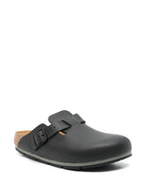 Birkenstock Boston Pro 2.0 Leather Slides Black