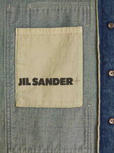 Jil Sander Plus Denim Cotton Cropped Shirt Blue