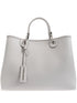 Emporio Armani Myea Medium Tote Bag in Grey