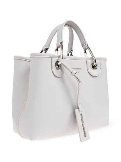 Emporio Armani Small MyEA tote bag Light Grey 