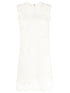 Dolce & Gabbana Guipure Lace Sleeveless Mini Dress White