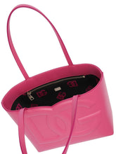 Dolce & Gabbana DG Logo Small Calf Leather Shopping Bag Pink