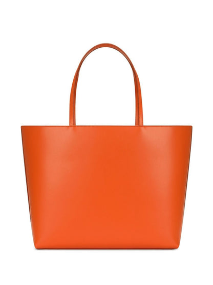 Dolce &amp; Gabbana DG Logo Medium Orange Shopping Bag Orange