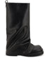 The Attico Robin Leather Combat Boots Black