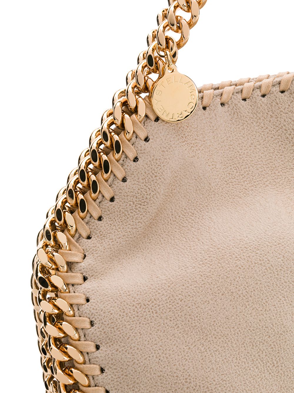 Stella McCartney Falabella Mini Faux-Leather Bag in Butter Cream Beige