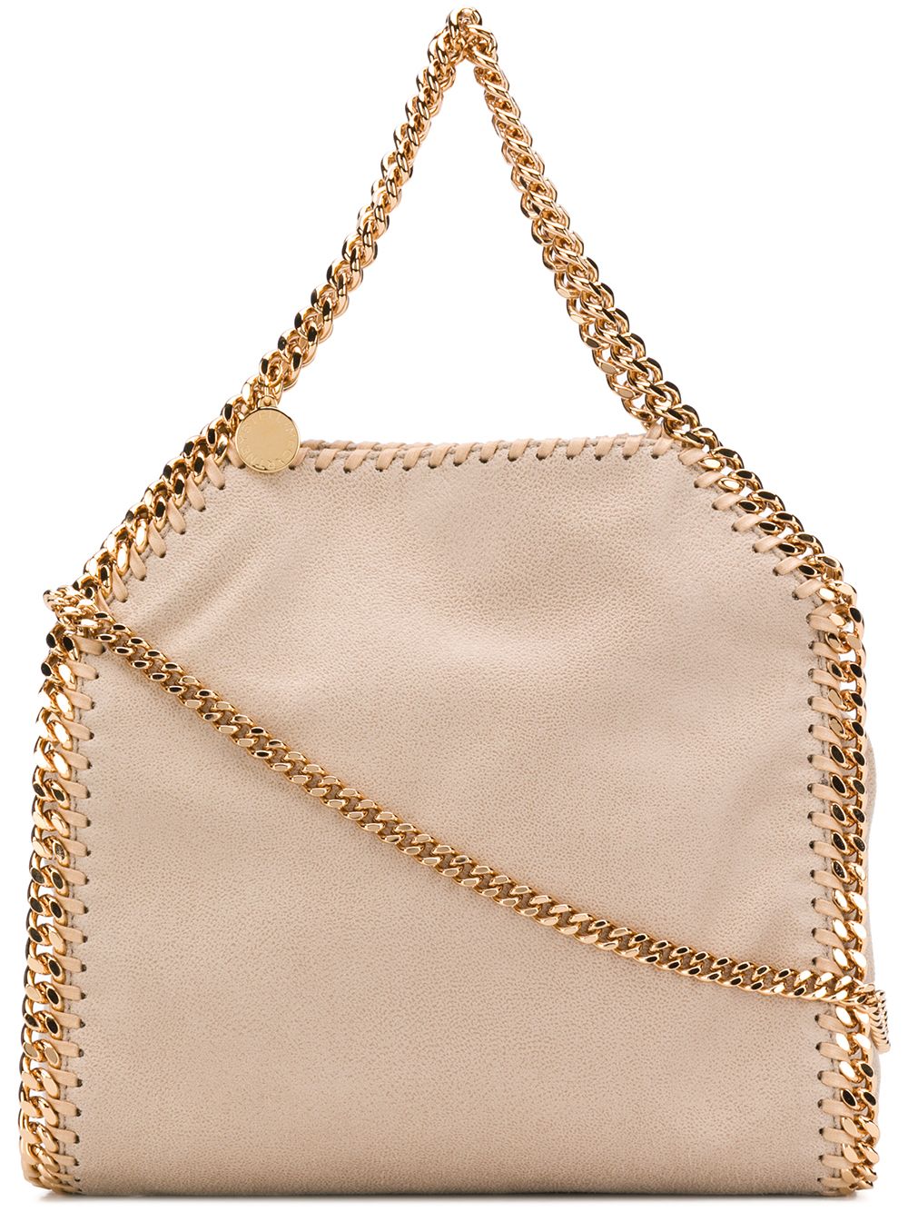 Stella McCartney Falabella Mini Faux-Leather Bag in Butter Cream Beige
