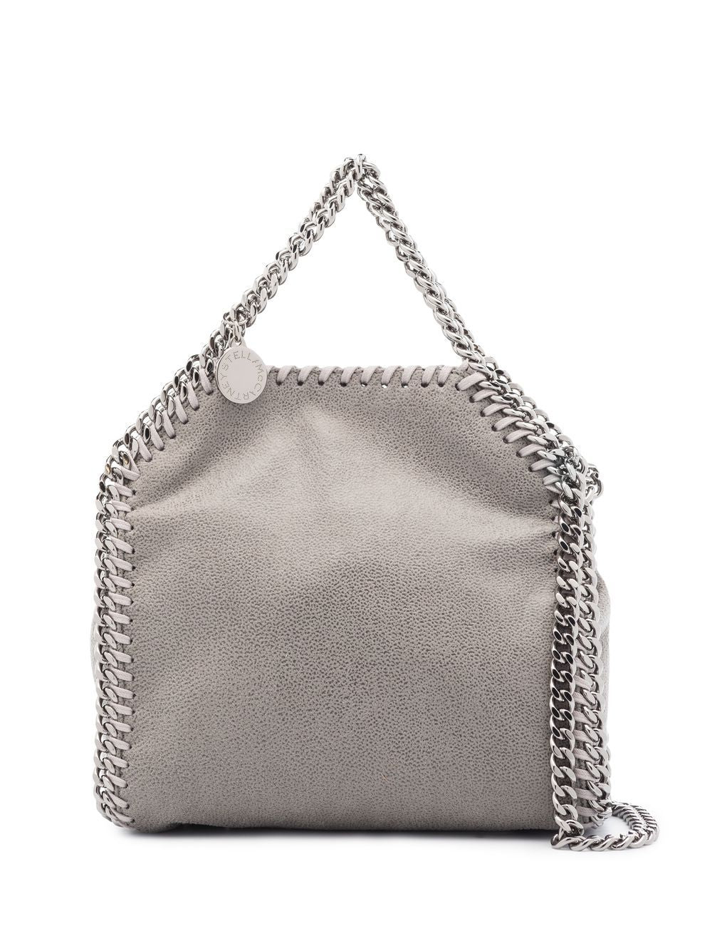 Stella McCartney Falabella Tote Bag in Light Grey Faux Leather Grey