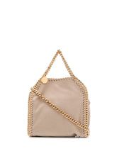 Stella McCartney Micro Falabella Tiny Faux Leather Tote Bag Beige