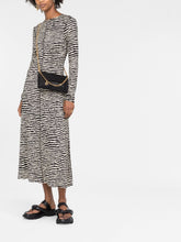 Stella McCartney Mini Falabella Chain-Trimmed Faux Leather Clutch Black